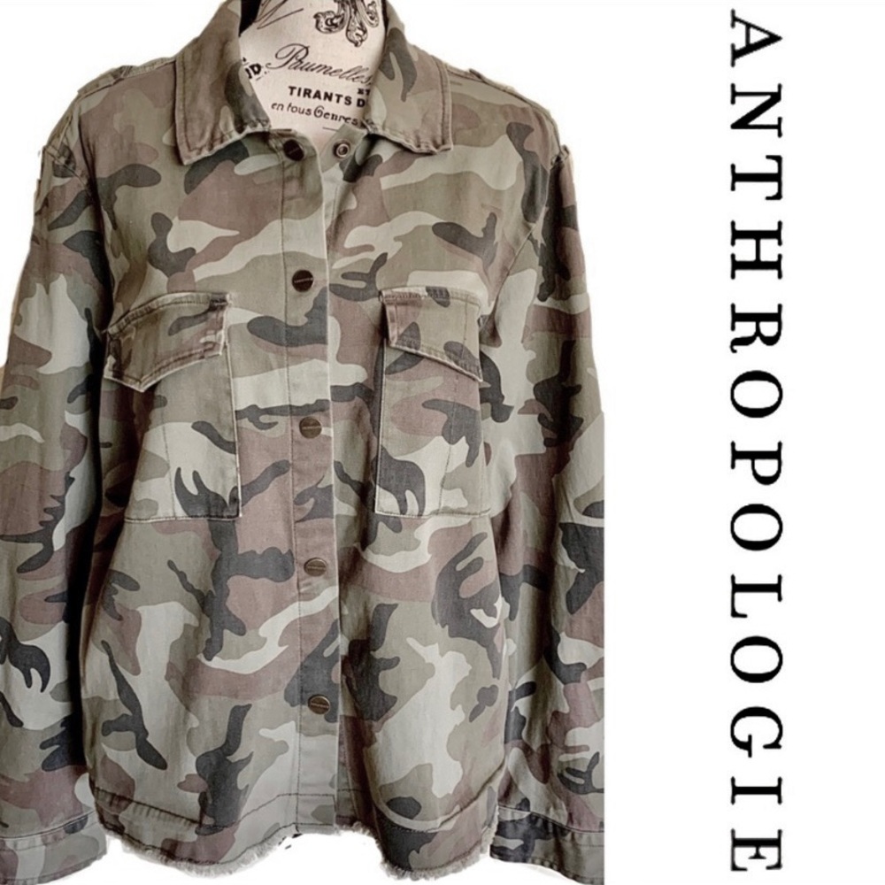 Anthropologie Sanctuary Camo Print Jacket NWT - Picture 3 of 12